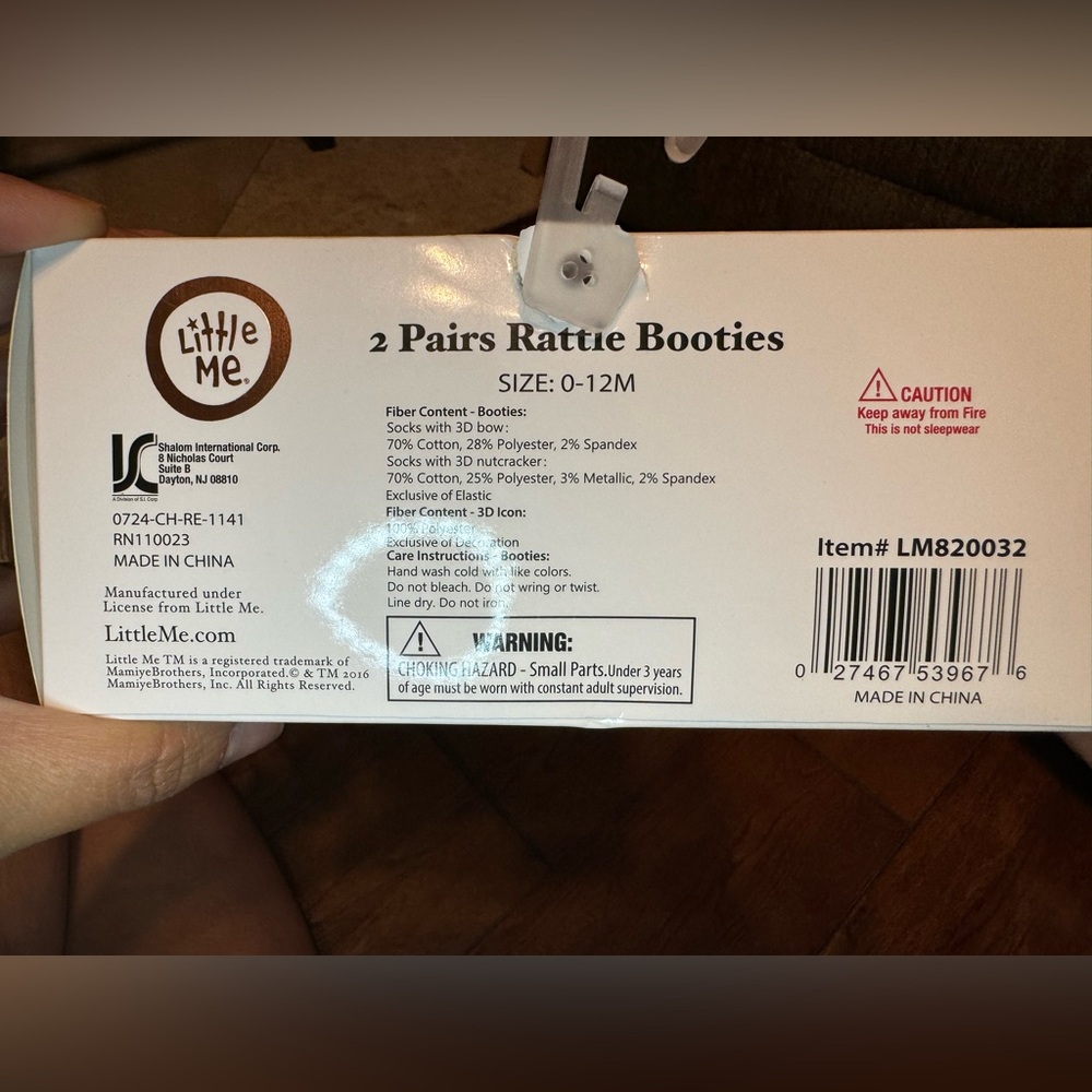 ⭐️ LITTLE ME 2 PAIRS RATTLE BOOTIES - Picture 4 of 4